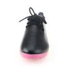 YAERNI  new lace-up leather women flat white shoes pointed toe plus size soft bottom leisure flat colorful shoes woman 4