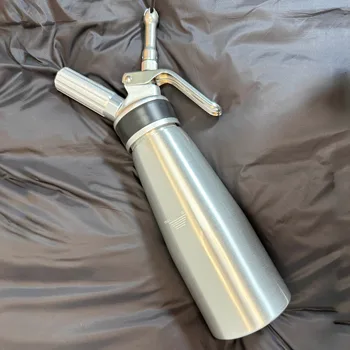 500ml 크림 건 스테인레스 스틸 크림 포머 스테인레스 스틸 크림 상감 꽃병 질소 사이펀 병 재사용 가능한 베이킹