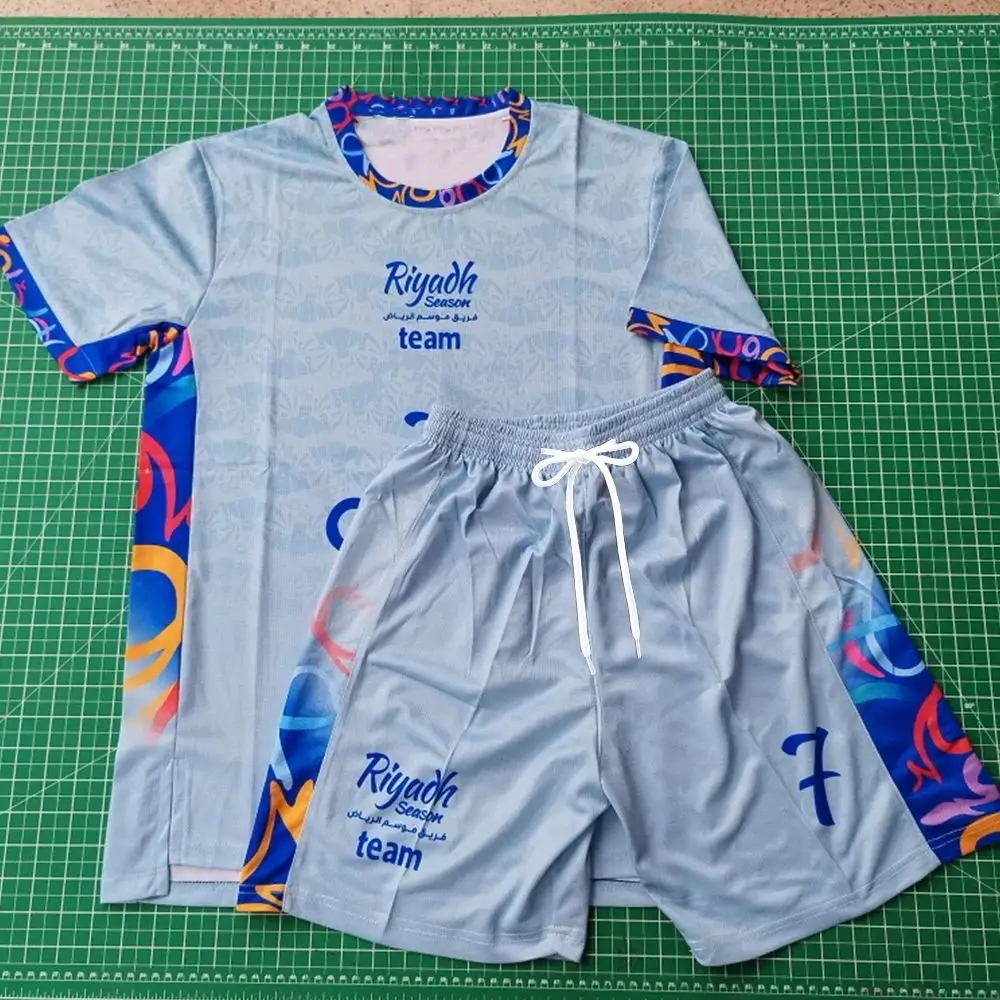 2025 New All-Star Football Short-Sleeved Set, Quick-Drying and Breathable a Two-Piece Summer Set for Both Children and Adults