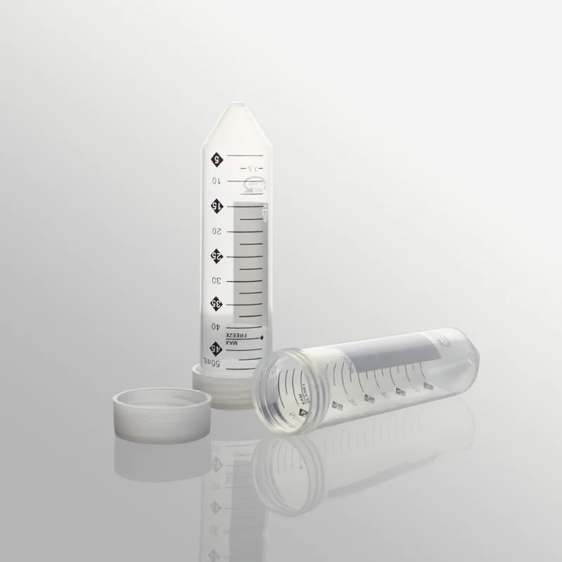 LABSELECT Sterilized centrifuge tube, With plastic rack, 50ml Centrifuge tube, Free of heavy metals, 25 pieces/pack, CT-012-50MF