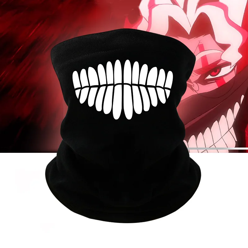 Anime DAN DA DAN Takakura Ken Neckerchief Dandadan Face Mask Cosplay Men Women Neckwarmer Autumn Winter Warm Black Short Scarf