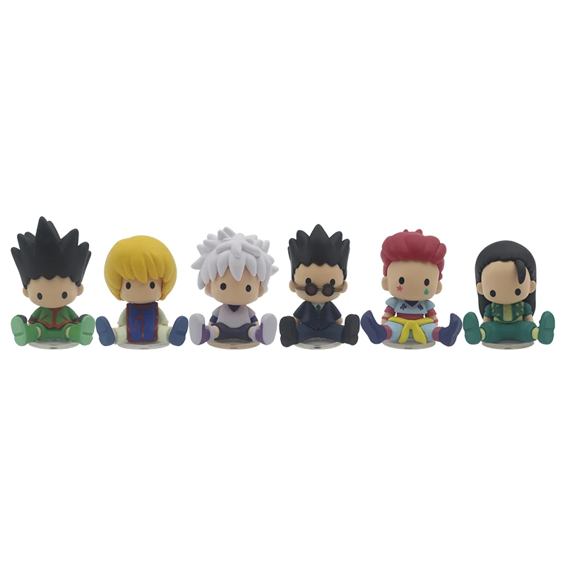 Hunter x Hunter Collectible Action Figures - Gon, Killua, Kurapika, Hisoka, Illumi Q Version Ornaments Toys