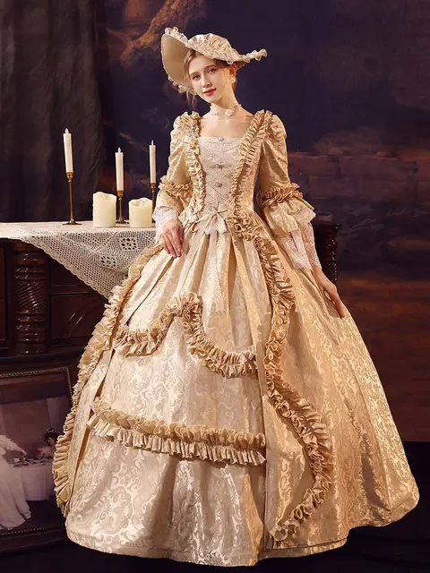 Medieval Vintage Dress Queen | Victorian Dress Women Custom - European Dress  Women - Aliexpress