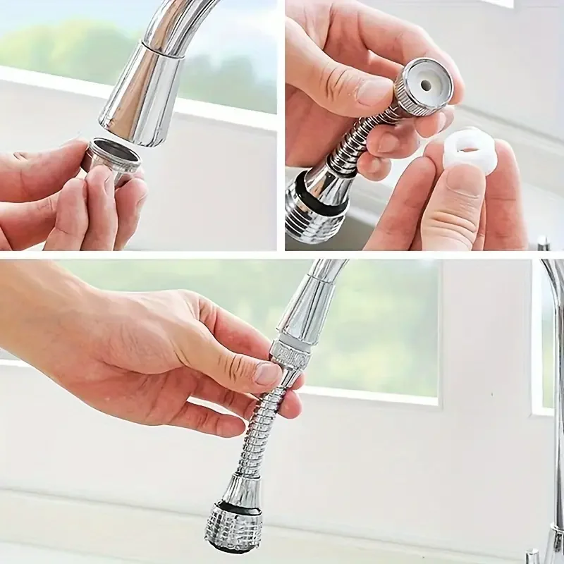 Faucet Extender 1PC Faucet Splash Guard Water Outlet Bubbler Basin Water Saver