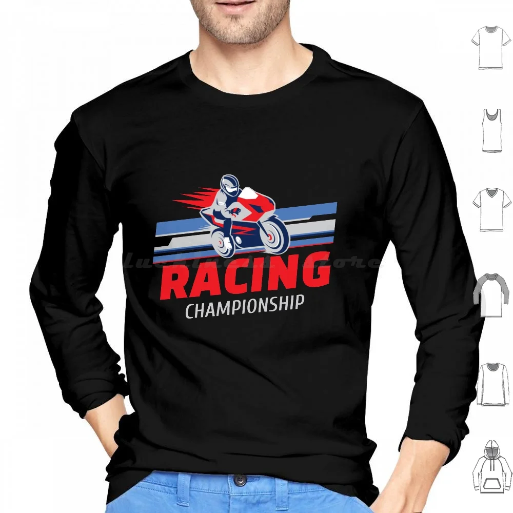 

Racing Hoodie cotton Long Sleeve Race Sports Bike Superior Eagle Best Performance Competitive Racing Sport Classic