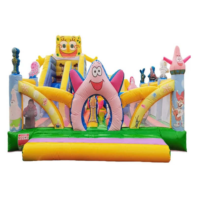 

Custom Kids Outdoor Playground Naughty Bouncy Castles Bounce House Inflatable Alcazar