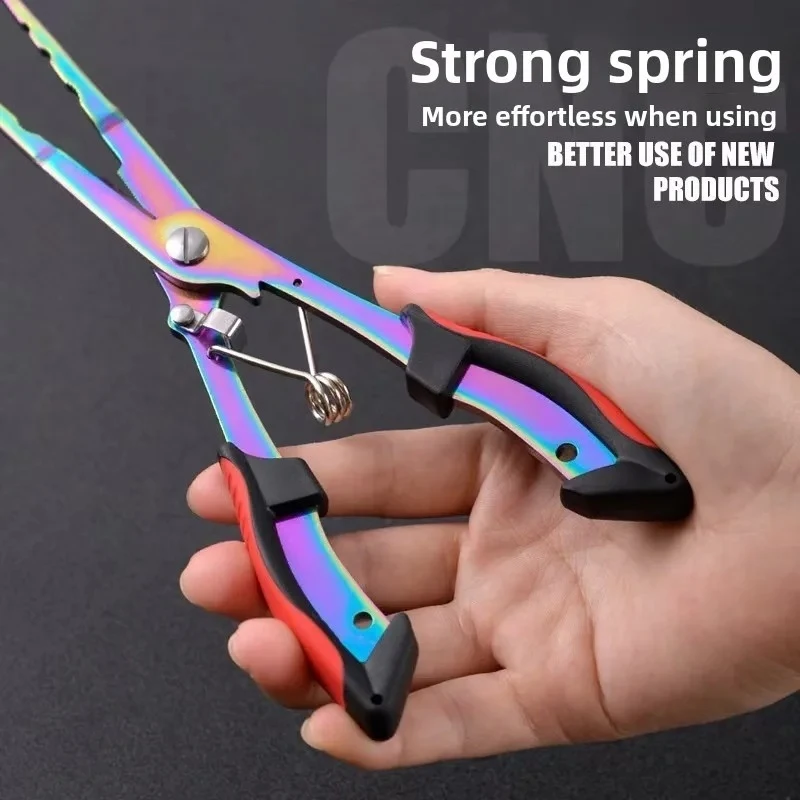 Coupe-fil ergonomique anti-dérapant et coupe-noeuds haute résistance pour pêche