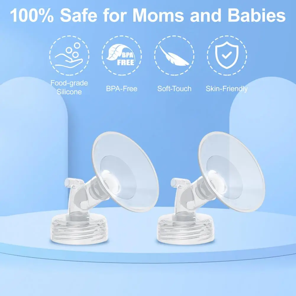 Breast Pump Converter Nipple Size Tester for Breast Pumps Pump Part Flange Inserts Optimal Fit Bpa-free for Women's
