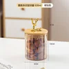 Sealed Glass Sugar Jar Nuts Coffee Beans Grain Storage Jar Glass Tea Jar Kitchen Food Storage Container Bottle Jar 6