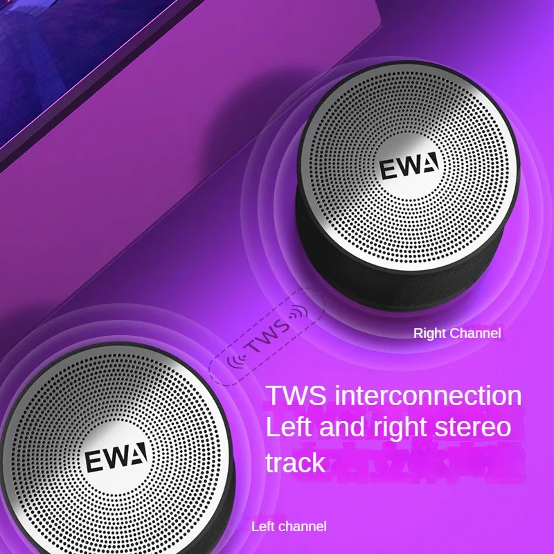 EWA A109Pro Bluetooth Sound Subwoofer Outdoor Car Call Card Portable TWS Wireless Speaker Mini Speakers For Mobile Computers