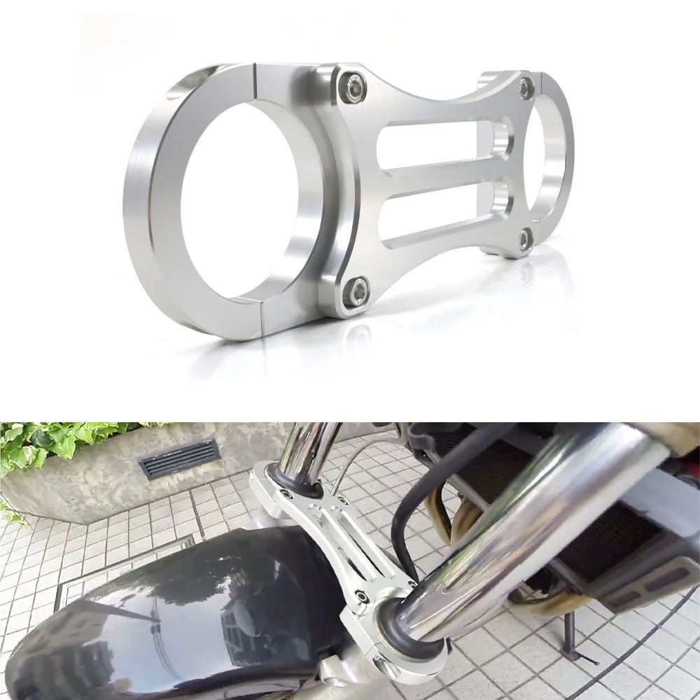 

Fit For HONDA CB400 CBR600F CBR500R CBF600 CBF500 X11 VFR800 CBR1100XX CB1300 Motorcycle Front Fork Brace CNC Aluminum Bracket