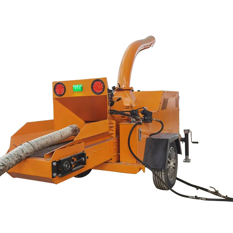 Branch Shredders Sawdust Wood Crusher Machine Tree