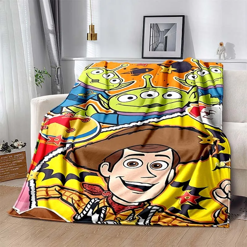 Couverture Polaire Toy Story Woody & Aliens - Douceur Enfant
