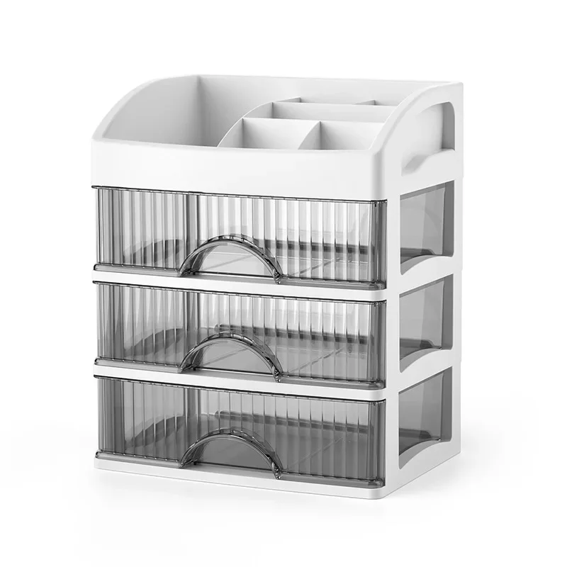 thumbnail image 1 of Cajón de almacenamiento de joyas y maquillaje, caja de plástico de gran capacidad para guardar esmaltes de uñas, pintalabios, cosméticos y cuidado de la piel, 1 of 5