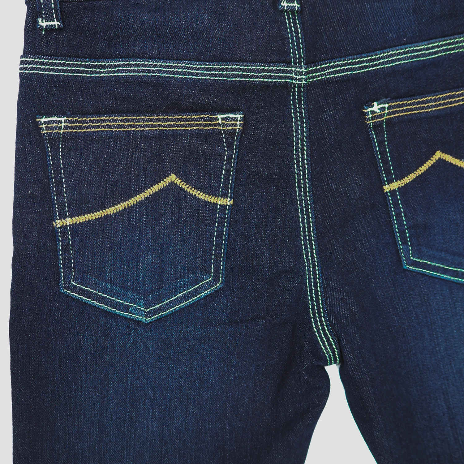 KIDSCOOL SPACE Boys Jeans,Little Kid Elastic Band Inside Slim Fit Denim Pants