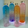 1000ML Portable BPA-Free Gradient Water Bottle - 1pc PC Material, Sealable, High Aesthetic Sports Flask for Outdoor Activities 2