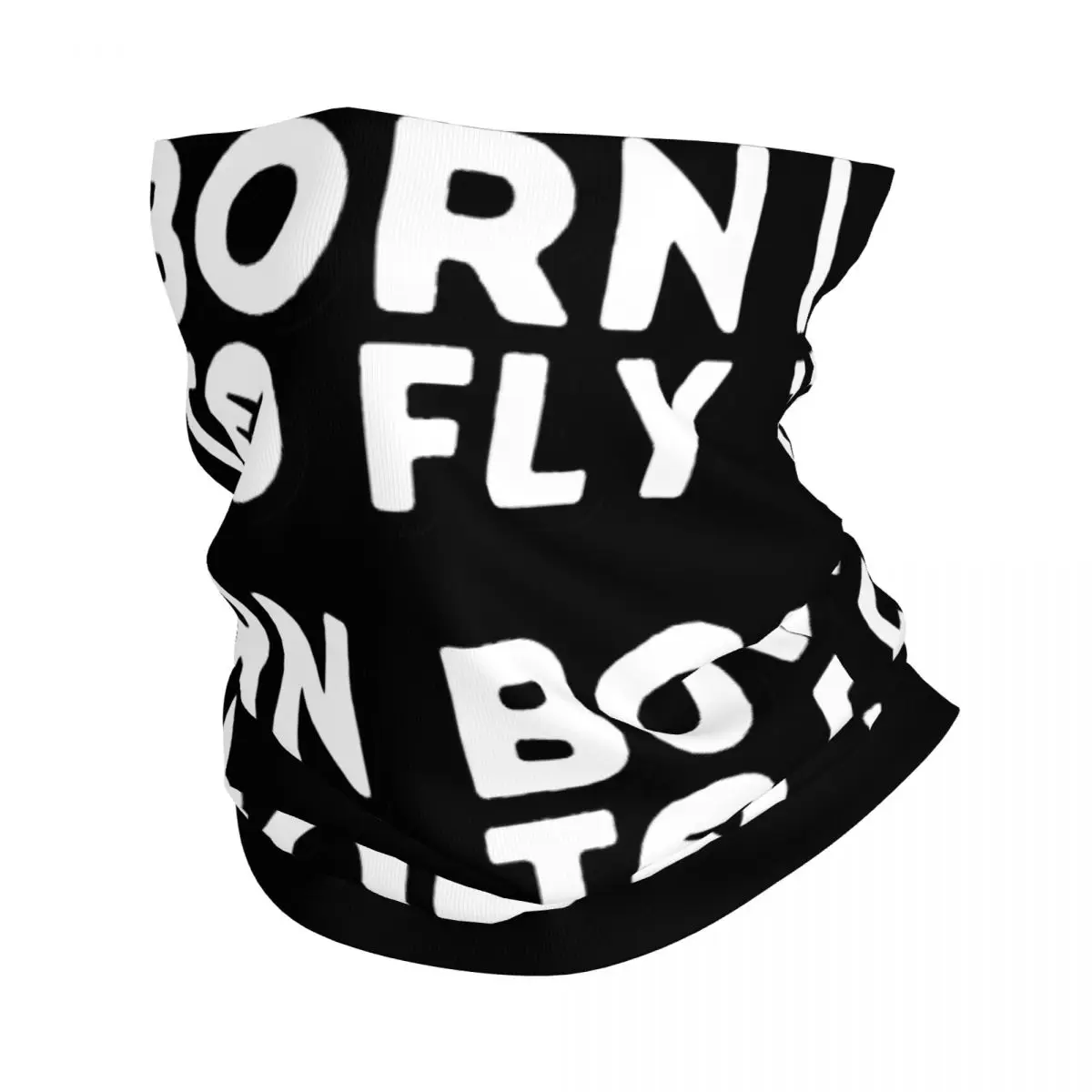 

Born To Fly Neck Gaiter Printed Unisex Face Mask Scarf Warm Headband Hiking Windproof