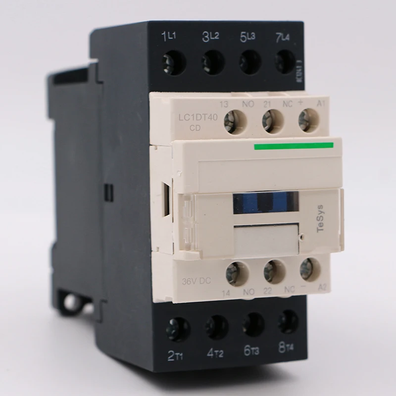 

LC1DT40CD DC electric magnetic Contactor 4P 4NO LC1-DT40CD 40A 36V DC coil