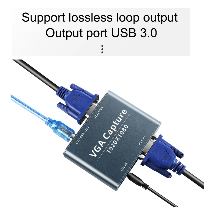Vga outlet capture card