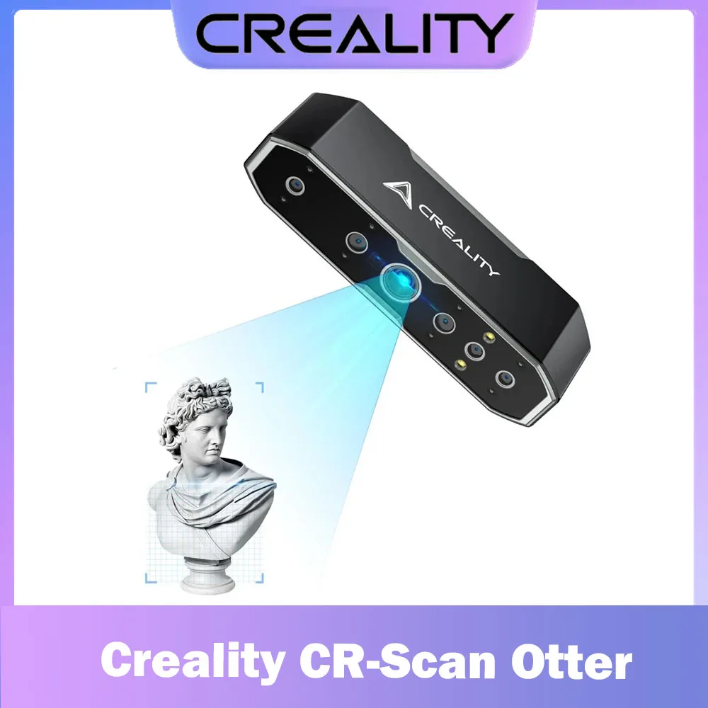 Creality CR-Scan Otter Portable Upgraded Handheld 3D Scanner 0.02mm Accuracy High Efficiency 20fps Speed Scanning Anti-shaking 3d scanner