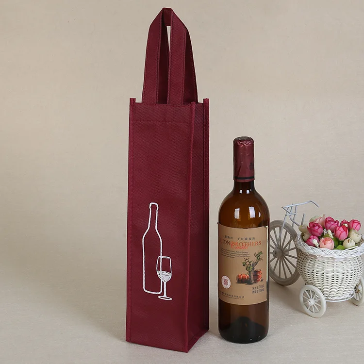 Creative Packaging Bags Paper Gift Box String for Red Wine Bottle