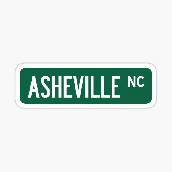 

Asheville Nc Street Sign 5PCS Car Stickers for Decorations Car Cartoon Anime Motorcycle Wall Water Bottles Fridge Luggage