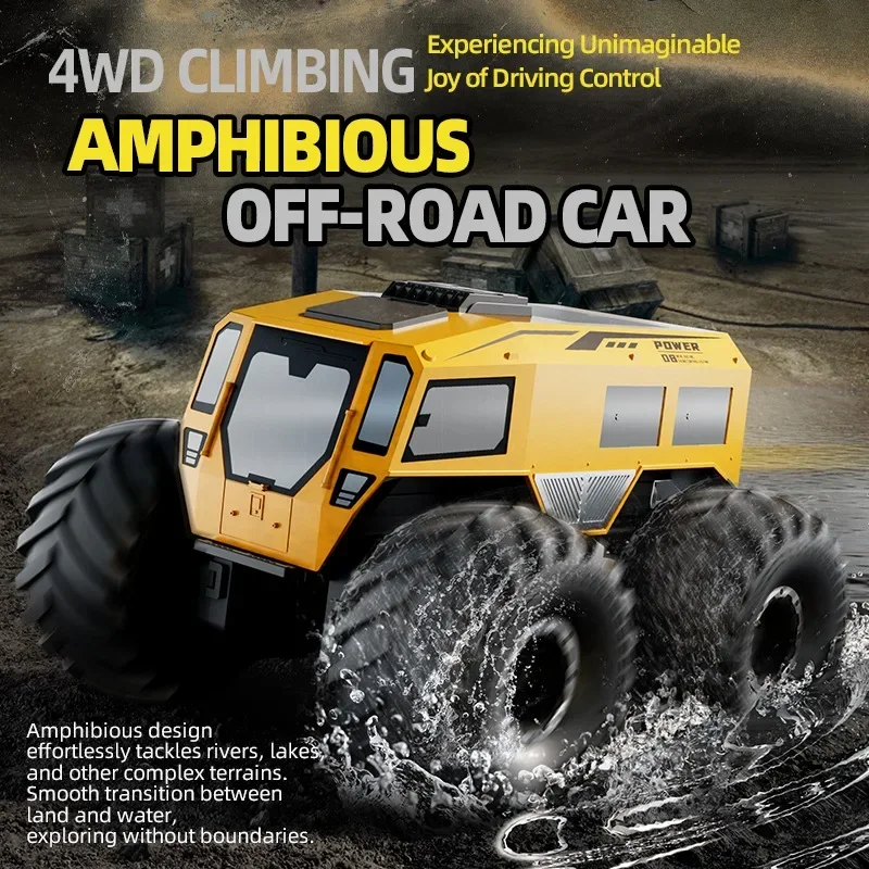 Amphibious Off Road Rc Car Toy High Low Speed Switch