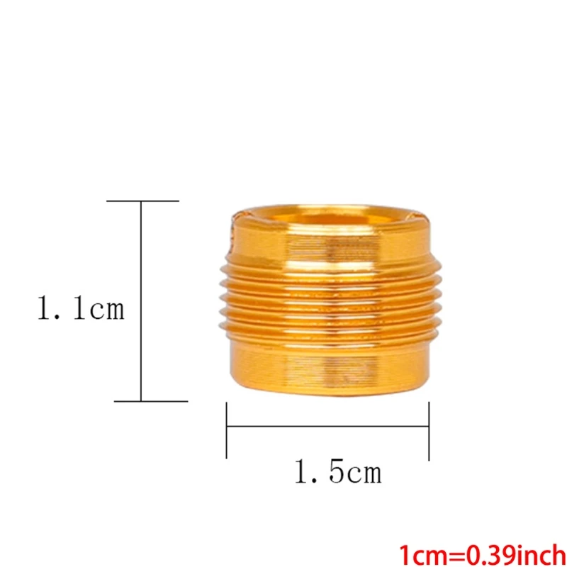 2Pieces 3/8 Female to 5/8 Male Screw Adapter Converter for Microphone Stand Clips Mic Stand Holder Adapter Accessories