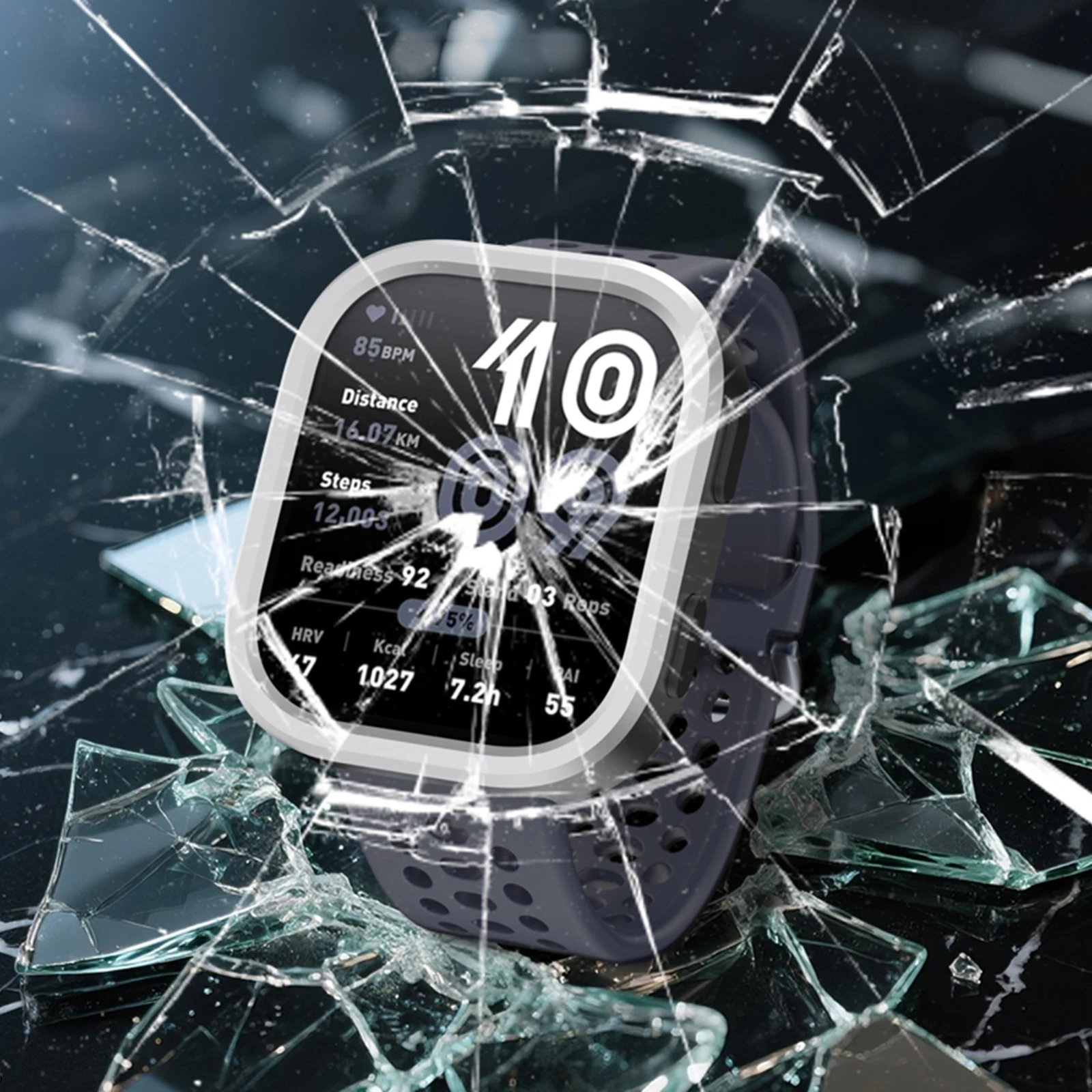 Amazfit Bip 6 Protective Metal Case - Anti-Scratch Thin Detachable Watch Cover Accessory