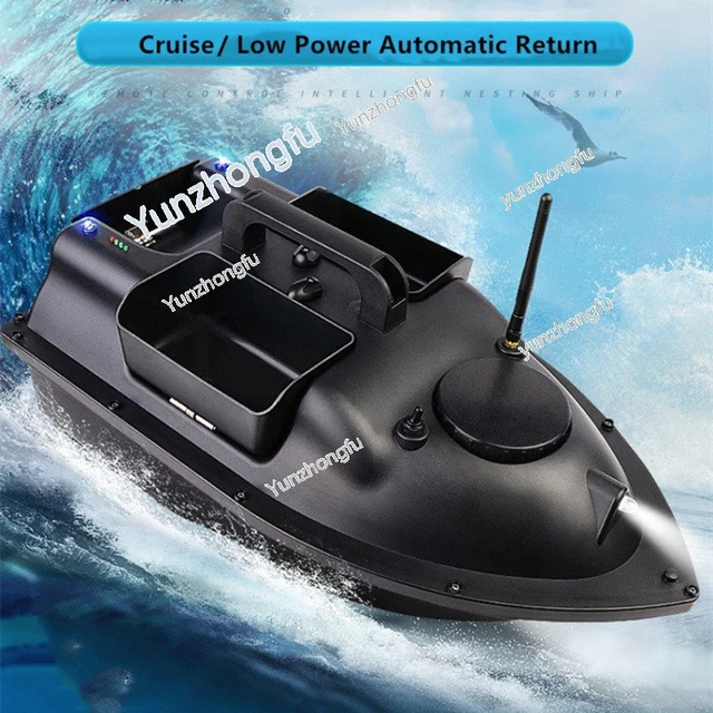 16 GPS Point Bait Boat 500M RC Fishing Nest Boat Auto Cruise Control 2KG  Loading 3 Hoppers GPS RC Nesting Boat With Fish Finder - AliExpress