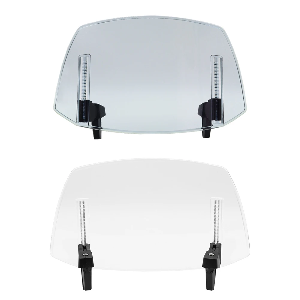 UniversalClipOnMotorcycleWindshieldExtensionAdjustableHeightened