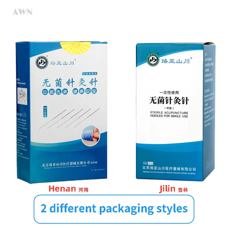 500Pcs/box Acupunctue Needles Asepsis Guide Tube Sterile Needle Electroacupuncture Massager Sharp Accupuncture Tool auricular acupuncture needle acupuncture pen