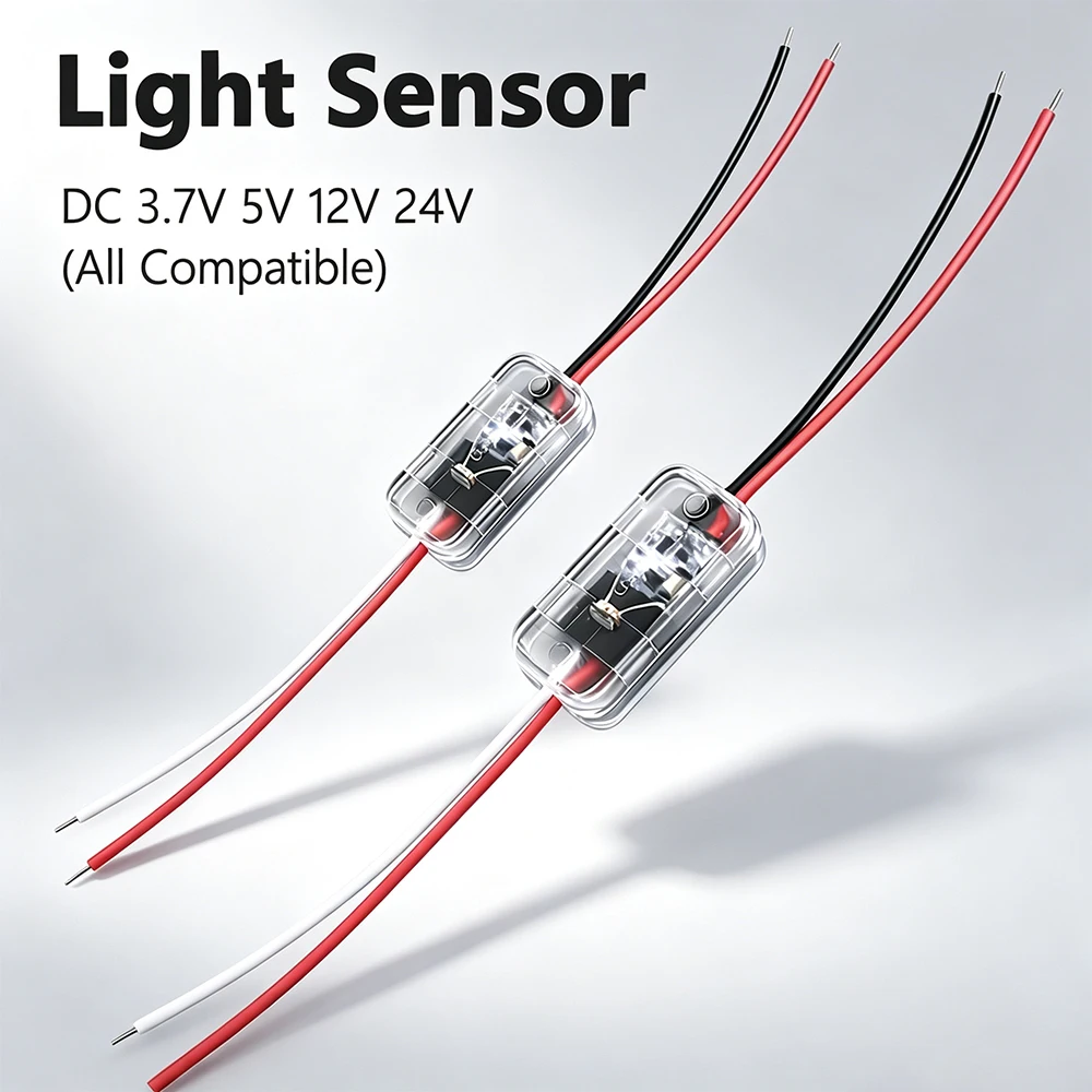 Automatic Photocell Light Sensor Switch with Photosensitive Technology