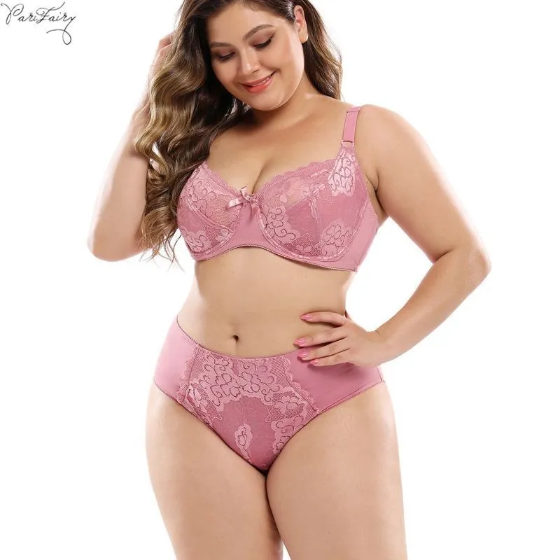 Parifairy Spitze Unterwäsche Frauen Set Anzüge Sexy Weibliche Sets Ultra Dünne Dessous Angepasste Träger Bralette Höschen_voghion.com
