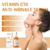 Vitamin C Wrinkle Remover Face Serum Lifting Firming Fade Fine Lines Anti-aging Essence Whitening Brighten Nourish Skin Care 6