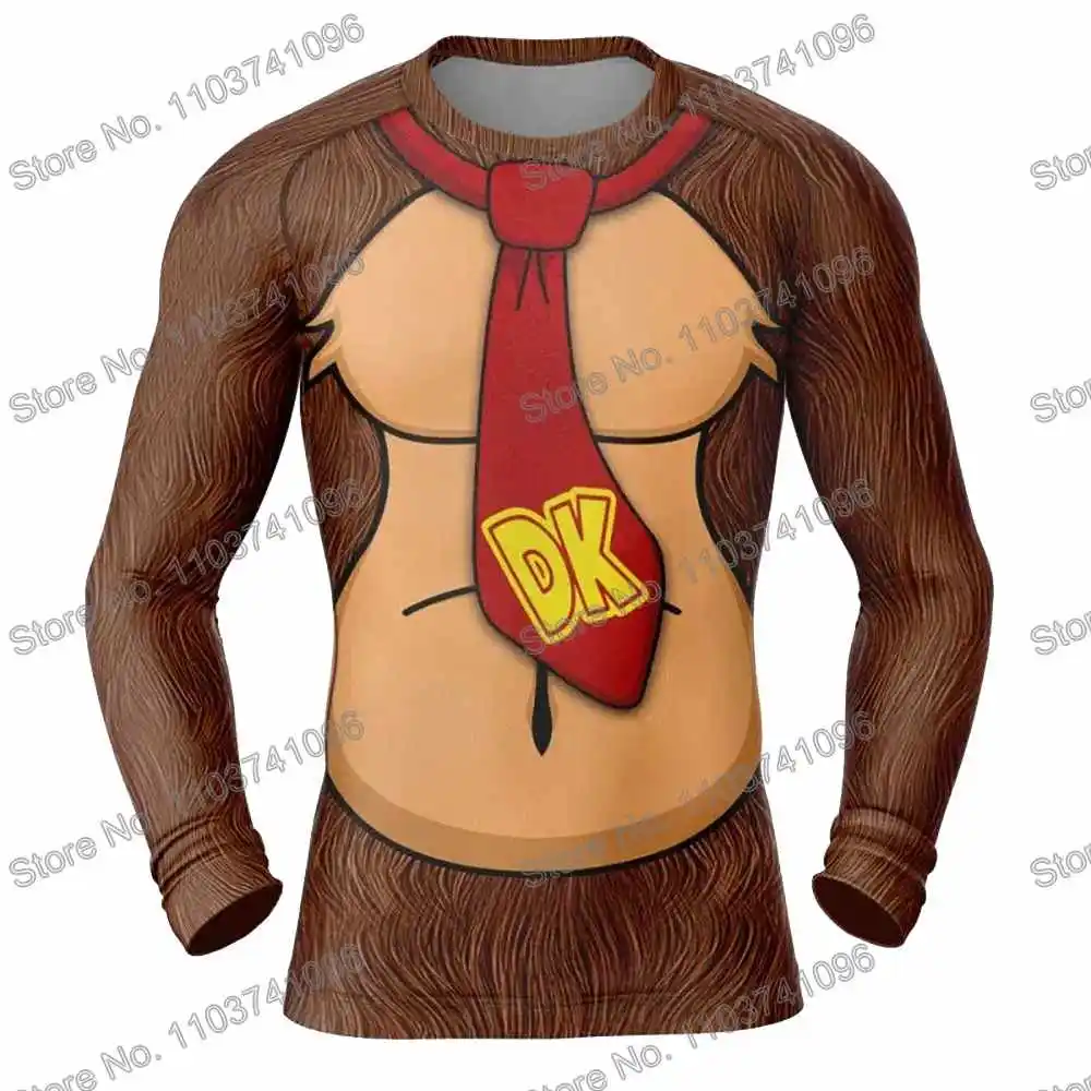 DK Diving T-Shirt Tight Long Sleeve Rash Guard BJJ MMA Swimwear Men Surf Clothing Beach Floatsuit Women GYM Tops Sportswear