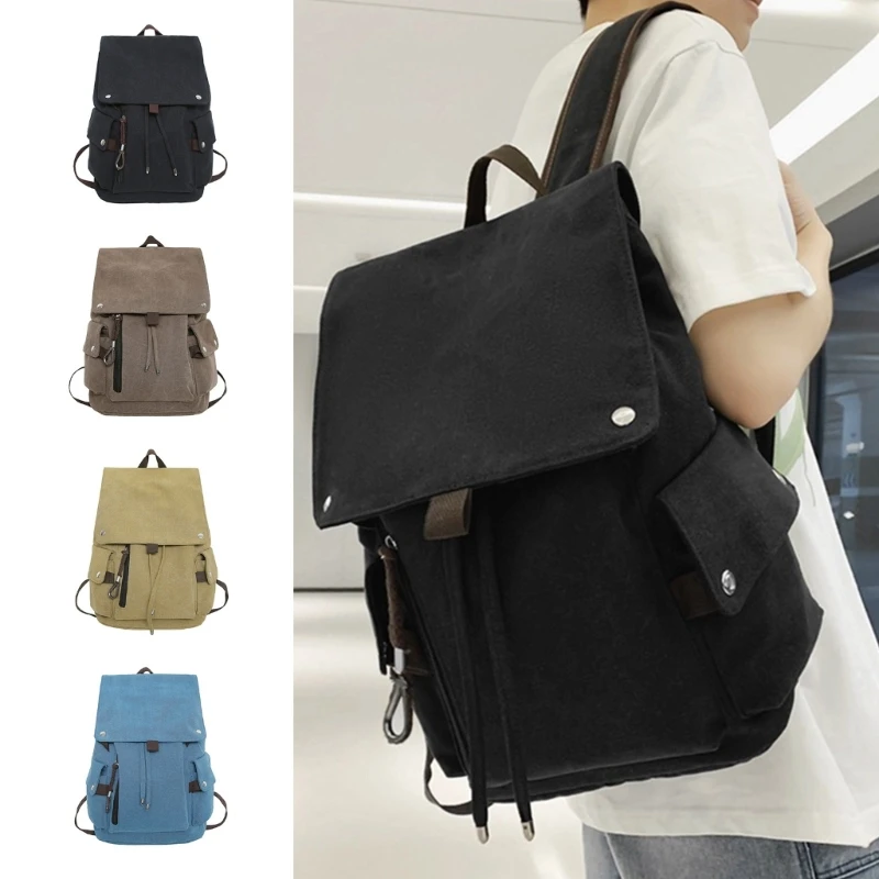 

Backpack for Women Men Drawstring Book Bags College Travel School Daypack
