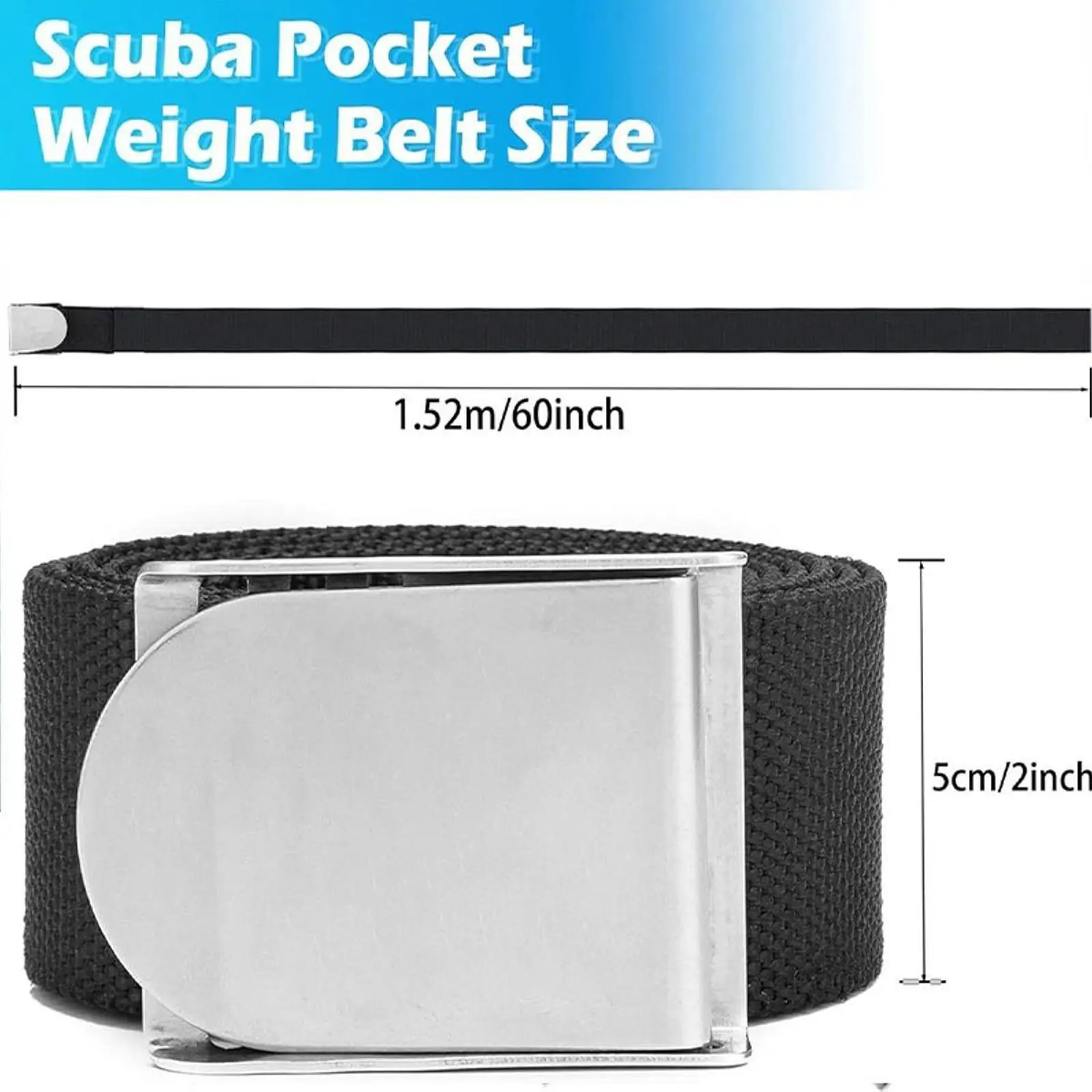 Diving Weight Belt Equipment Adult Dive Belt Waist Weightbelt for Freediving