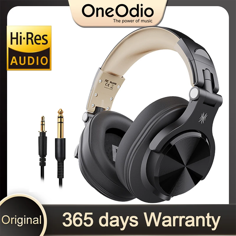 Studio DJ Headphones Portable wired headset Music Share Port Deep bass stereo headphone For recording wired headphones