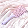 1Pcs Elastic Massage Comb Hollow Out Hair Brush Scalp Massage Combs Hair Styling Detangler Fast Blow Drying Detangling Tool 3