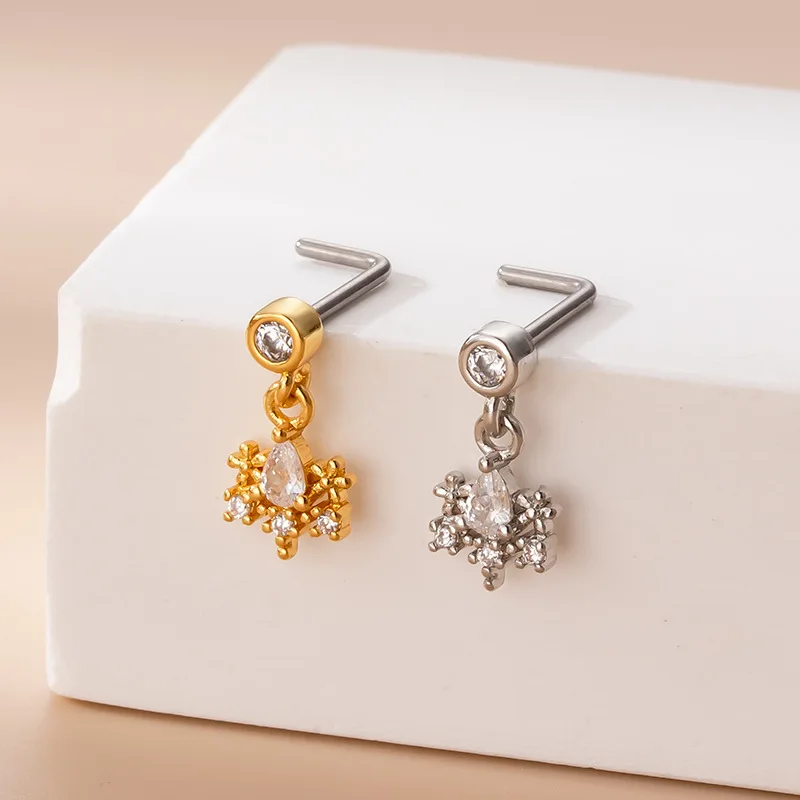 Yardenfun Faux Anneau De Nez Acier Inoxydable Bijoux Pour Piercing De Nez Résistant Hypoallergénique Pour Femmes Et Filles