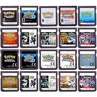 

DS Game Cartridge Video Game Console Card Pokemon HeartGold SoulSilver Black White Pearl Diamond Platinum for NDS/3DS/2DS (R4)