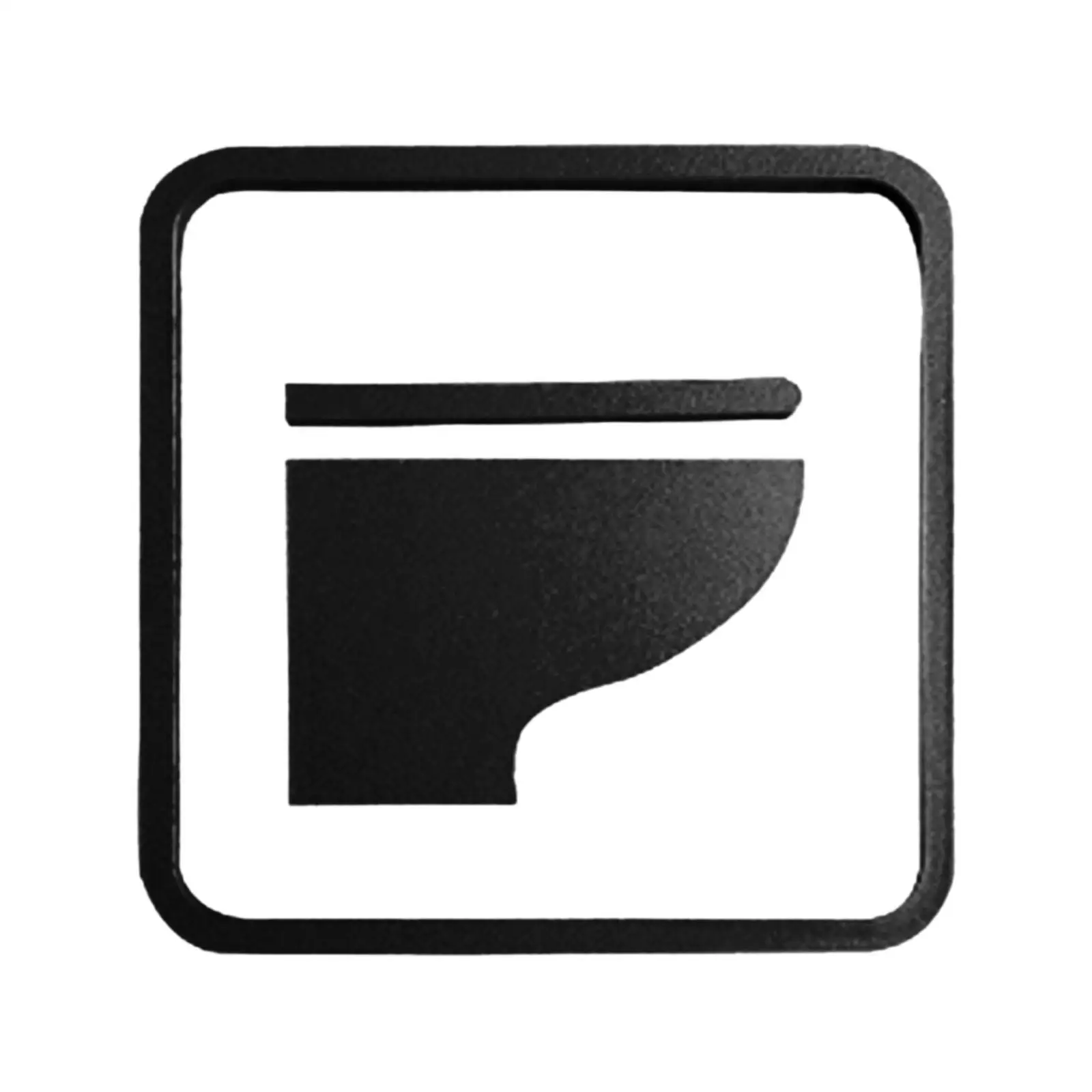 Black Sitting Toilet