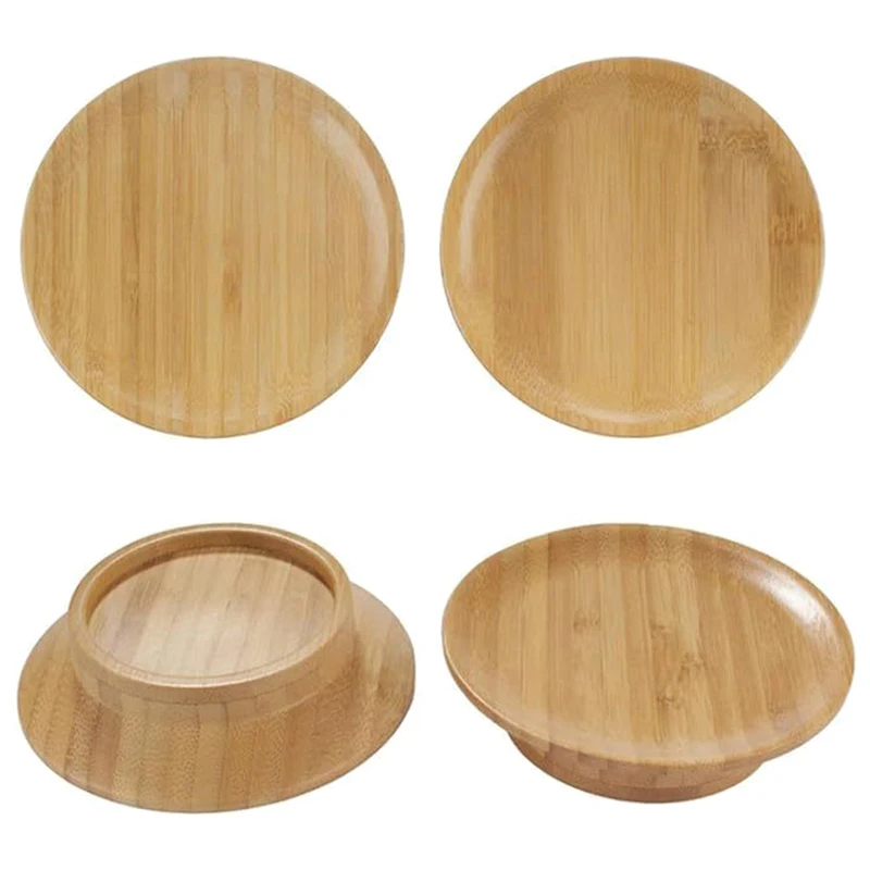 1pc Wine Glass Charcuterie Topper Plates Charcuterie Wine Glass Board Topper Bamboo Coasters