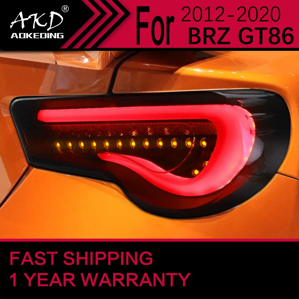 

Car Lights for Subaru BRZ LED Tail Light 2012-2020 FT86 GT86 Rear Stop Lamp Brake Signal DRL Reverse Automotive Accessories