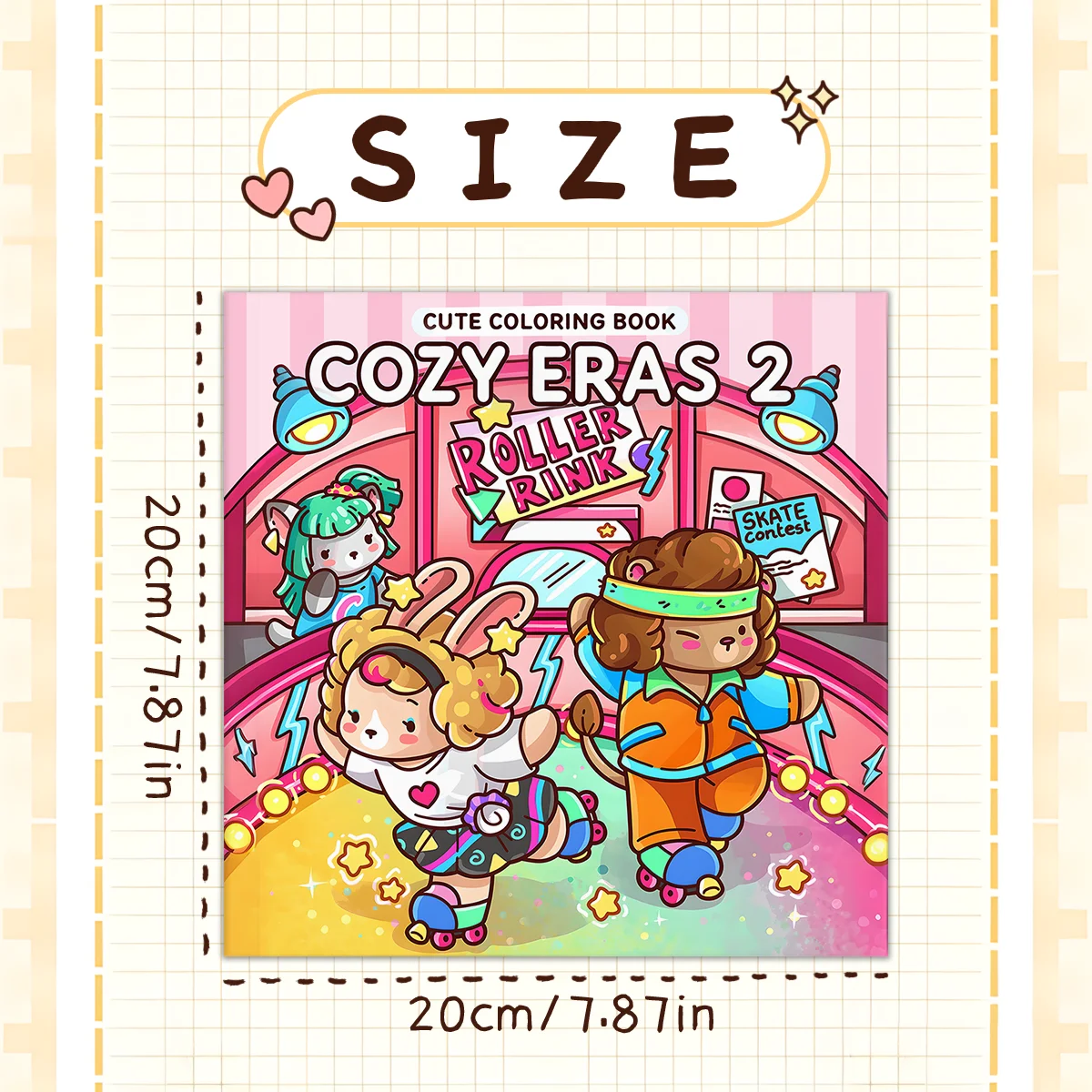 COSY ERAS Boyama Kitabı Yetişkinler için Kalın-kolay Desenli Gevşeme Çocuklar için Eğitici DIY Boyama Çizim Kitabı