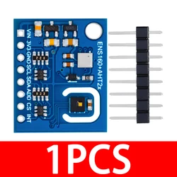 Advanced Air Quality, Temperature & Humidity Sensor with ENS160+AHT21 Technology (1pcs)