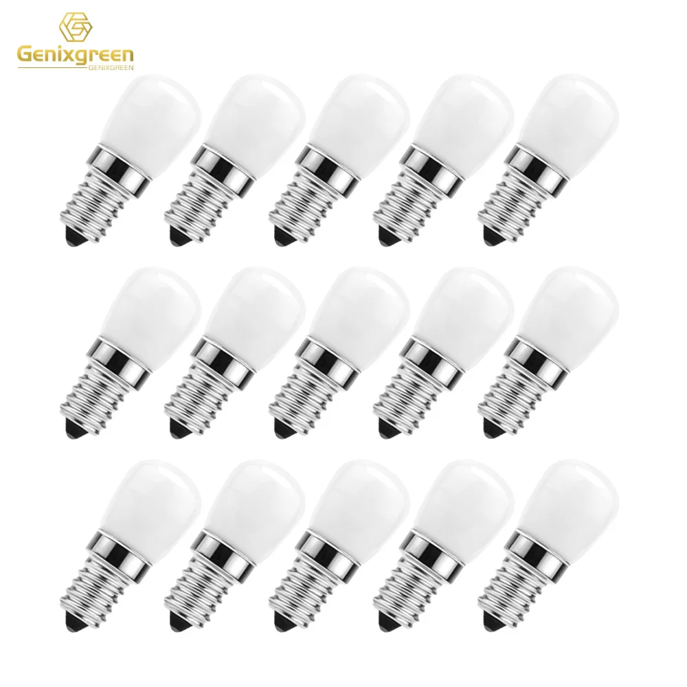 Ampoule LED E14 T20 1.5W pou Réfrigérateur Équivalent 15W,Blanc