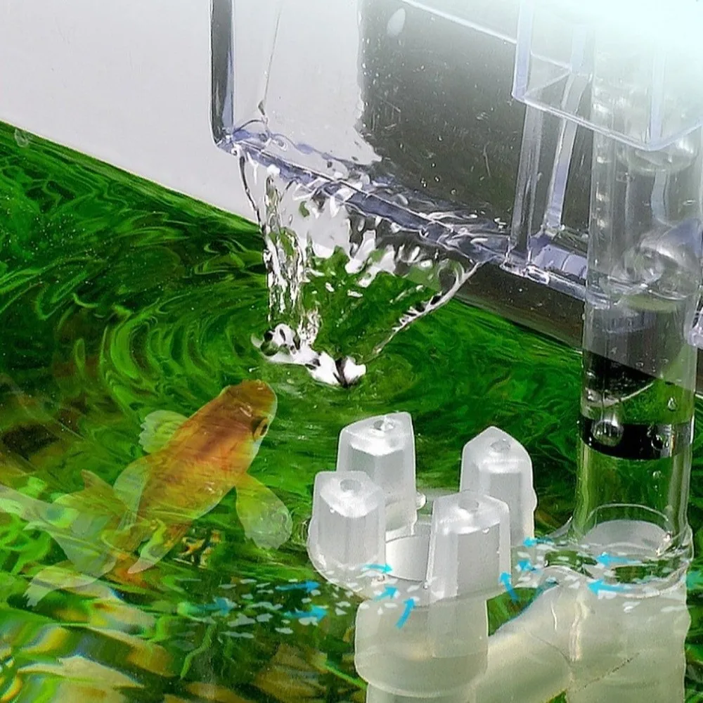 Silent Operation Aquarium Filter EU/US Plug Water Purification Fish Tank Filter Anti-Suction Fish Transparent External Filter