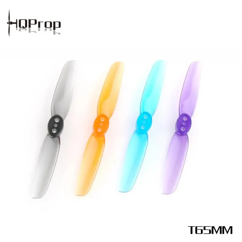 HQPROP T65MM 65 мм 2-лопастной пропеллер с Т-образным креплением для ПК 1,5 мм для FPV Freestyle 2,5-дюймовый зубочистка Cinewhoop Канальный дрон
